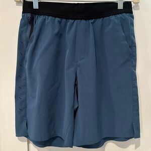 Ten Thousand interval shorts, unlined, 9" inseam, medium, blue